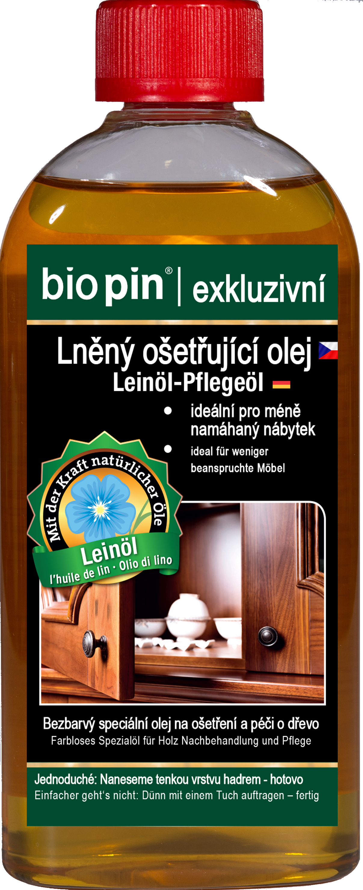 BioPin Lněný ošetřující olej