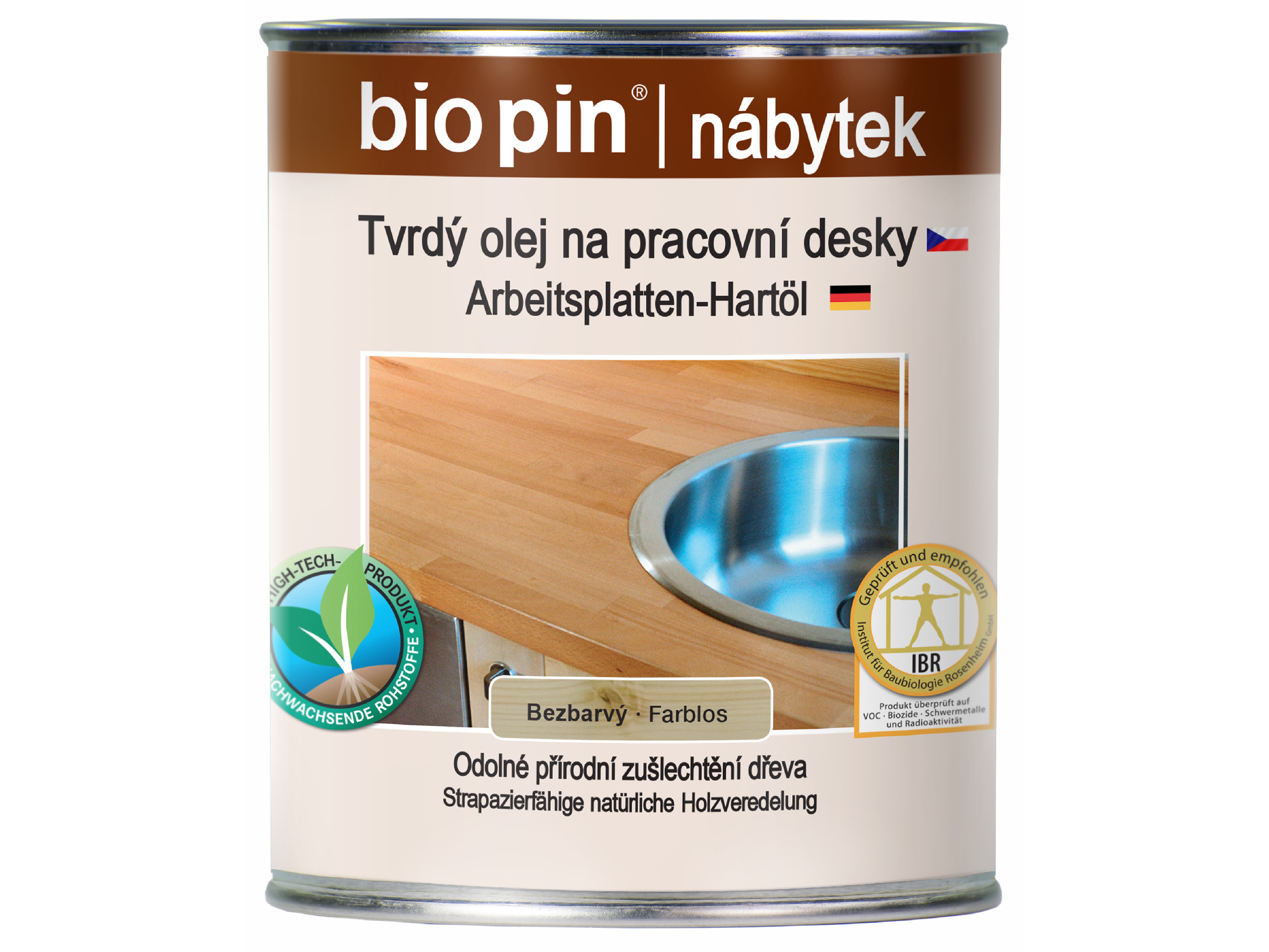 BioPin Tvrdý olej na pracovní desky