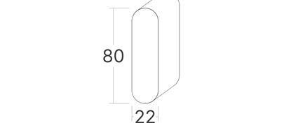 Profilové madlo HL80